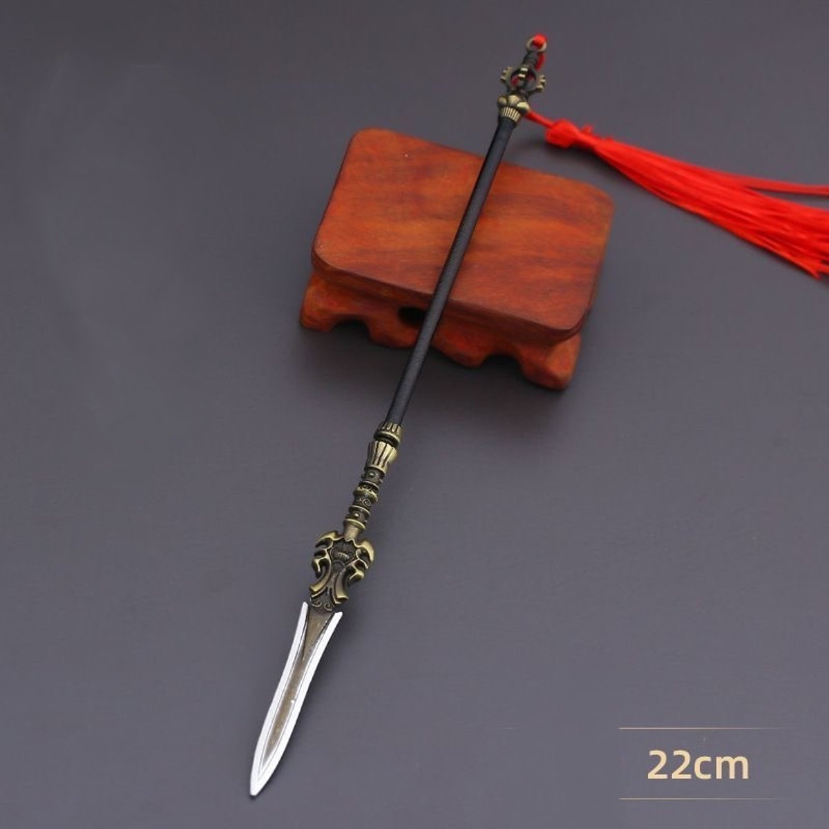 Speelgoedmes 22cm Metalen ambachtelijke ornamenten niet scherp